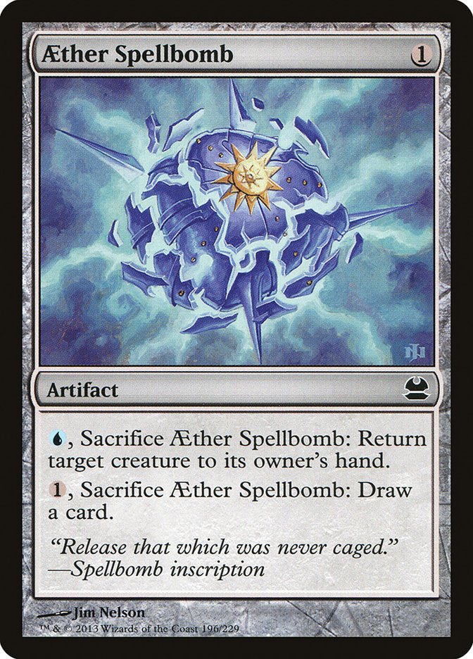 Aether Spellbomb [Modern Masters] MTG Single Magic: The Gathering | Red Claw Gaming
