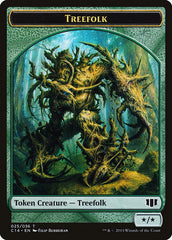 Treefolk // Wolf Double-Sided Token [Commander 2014 Tokens] MTG Single Magic: The Gathering | Red Claw Gaming