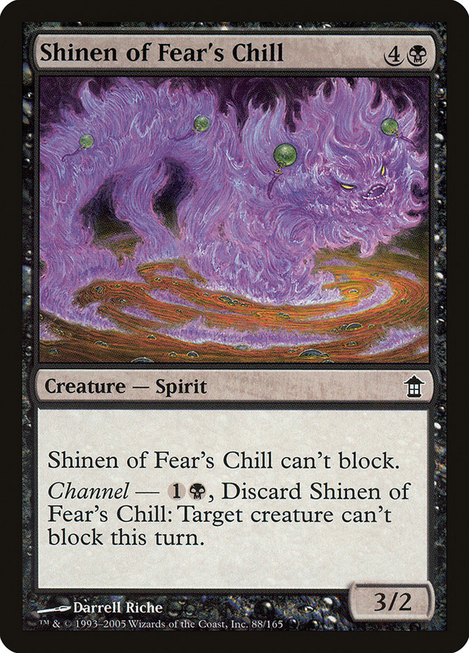 Shinen of Fear's Chill [Saviors of Kamigawa] MTG Single Magic: The Gathering    | Red Claw Gaming