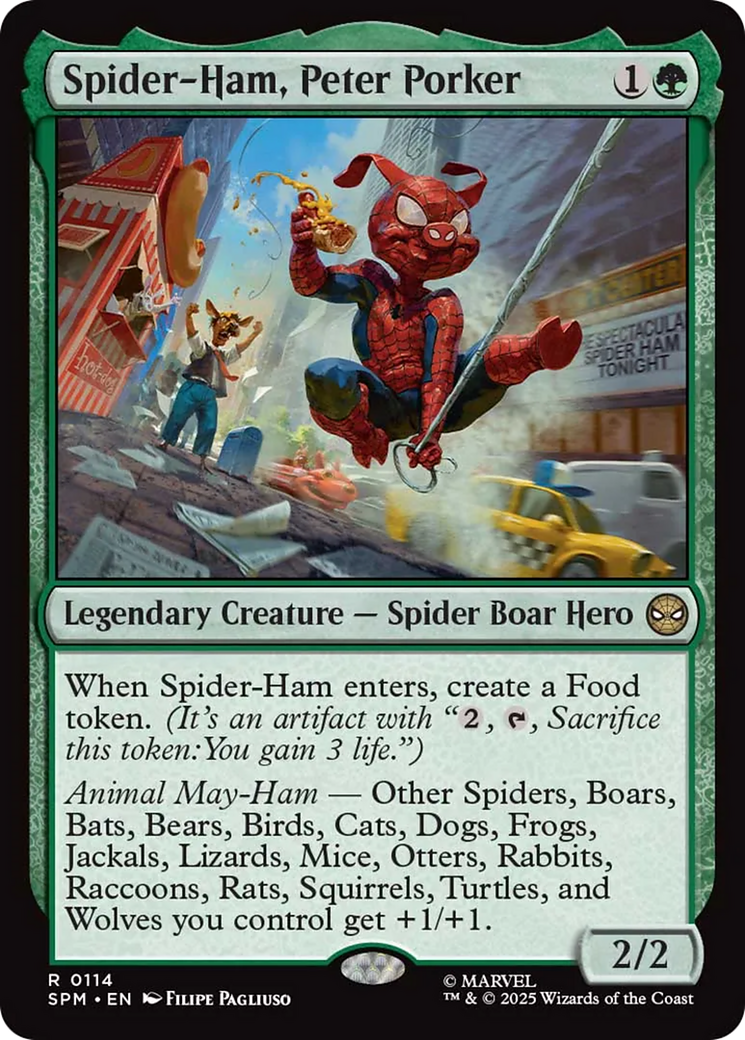 Spider-Ham, Peter Porker [Marvel's Spider-Man] MTG Single Magic: The Gathering | Red Claw Gaming