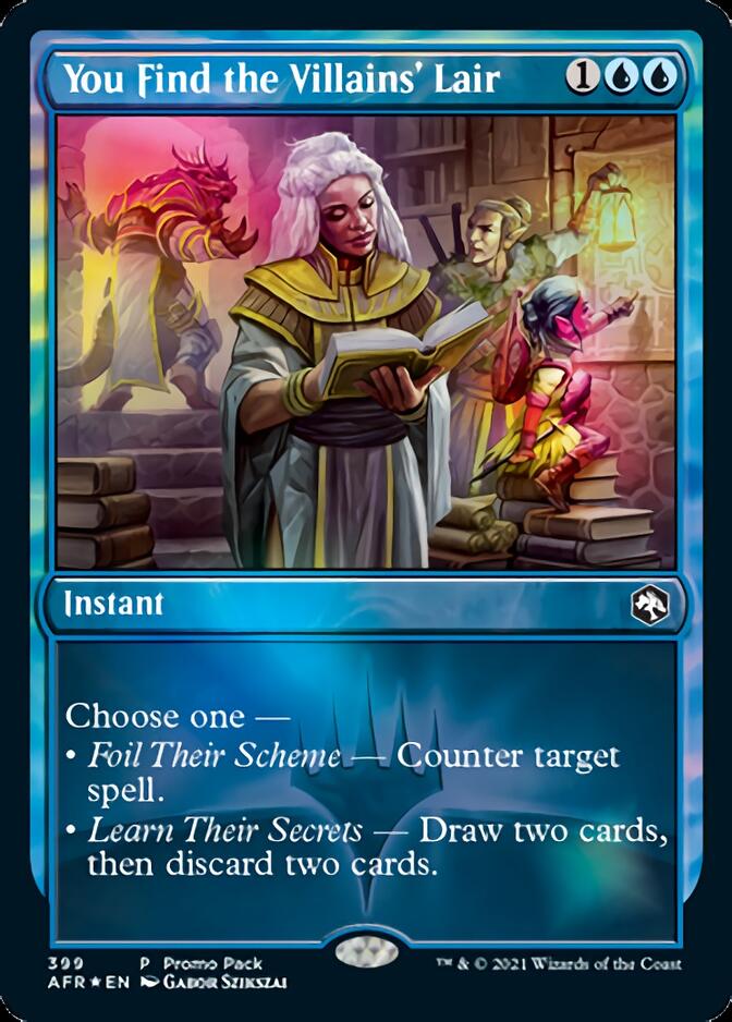 You Find the Villains' Lair (Promo Pack) [Dungeons & Dragons: Adventures in the Forgotten Realms] MTG Single Magic: The Gathering | Red Claw Gaming