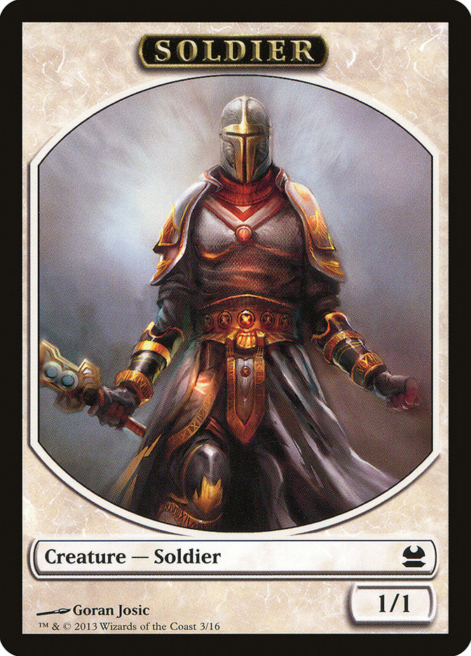 Soldier Token [Modern Masters Tokens] MTG Single Magic: The Gathering | Red Claw Gaming