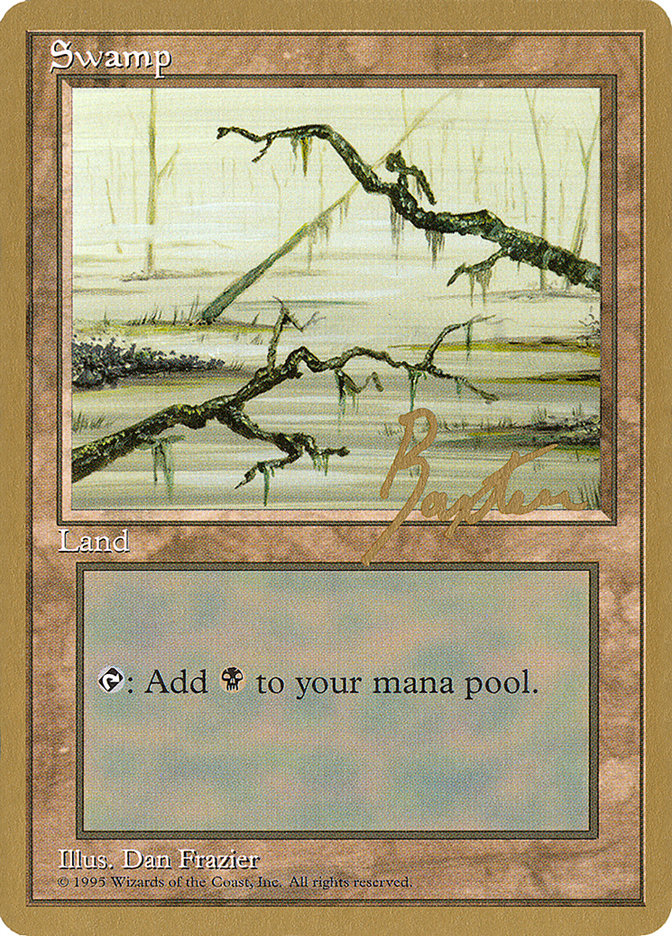 Swamp (gb371) (George Baxter) [Pro Tour Collector Set] MTG Single Magic: The Gathering | Red Claw Gaming