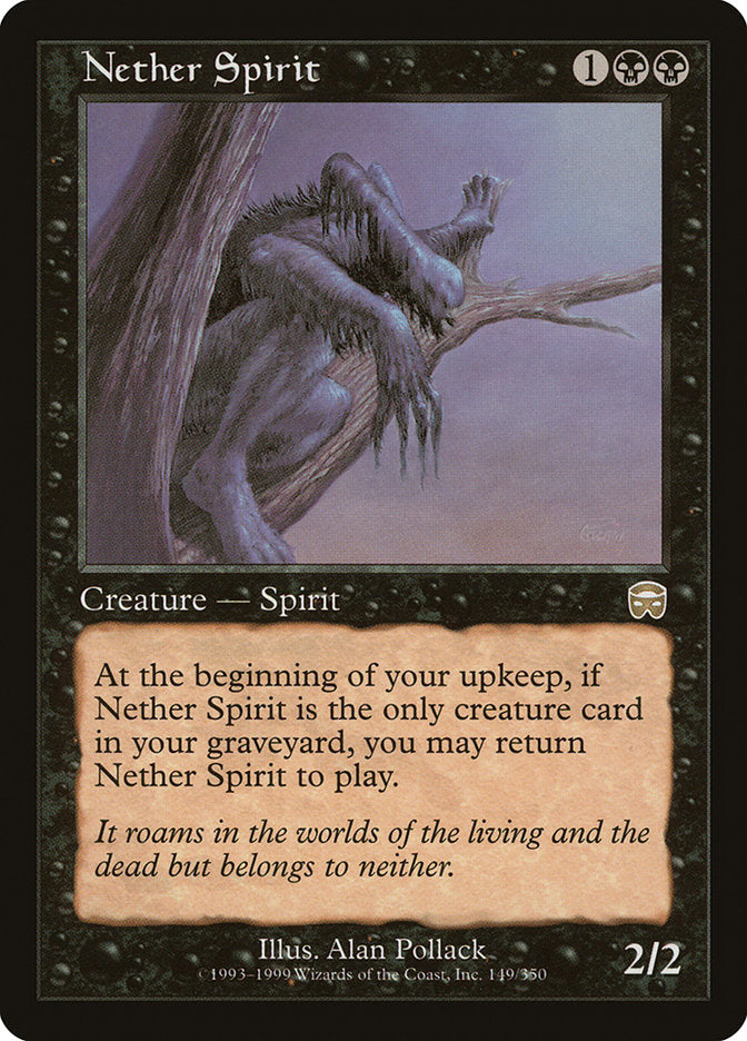 Nether Spirit [Mercadian Masques] MTG Single Magic: The Gathering | Red Claw Gaming