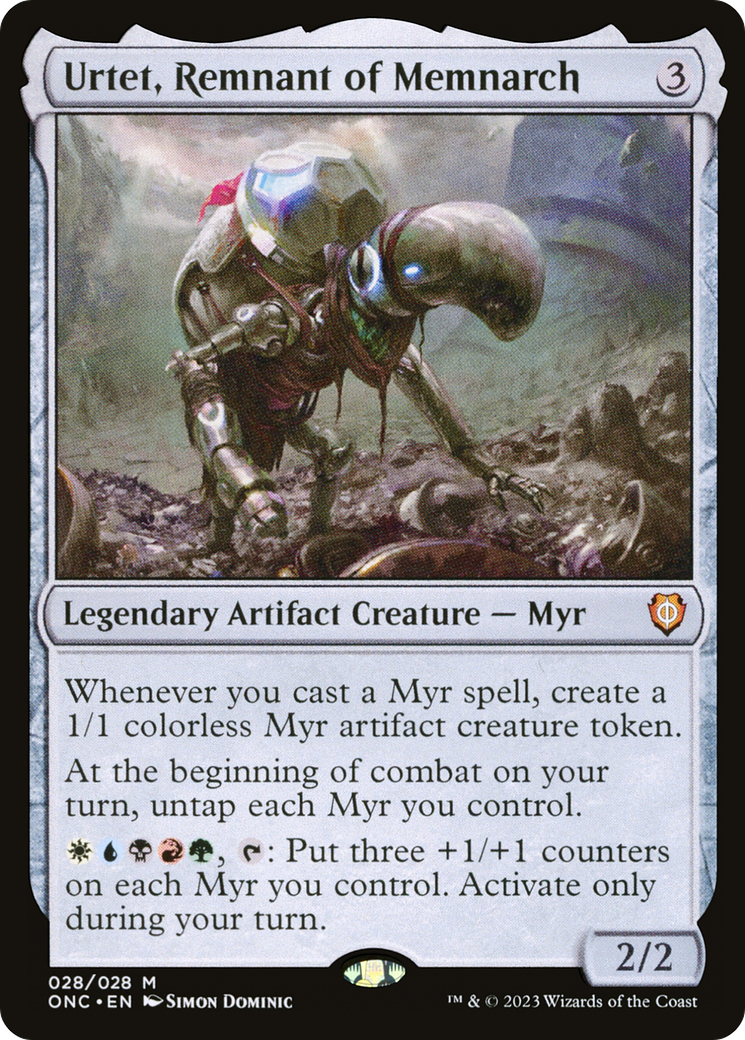 Urtet, Remnant of Memnarch [Phyrexia: All Will Be One Commander] MTG Single Magic: The Gathering | Red Claw Gaming