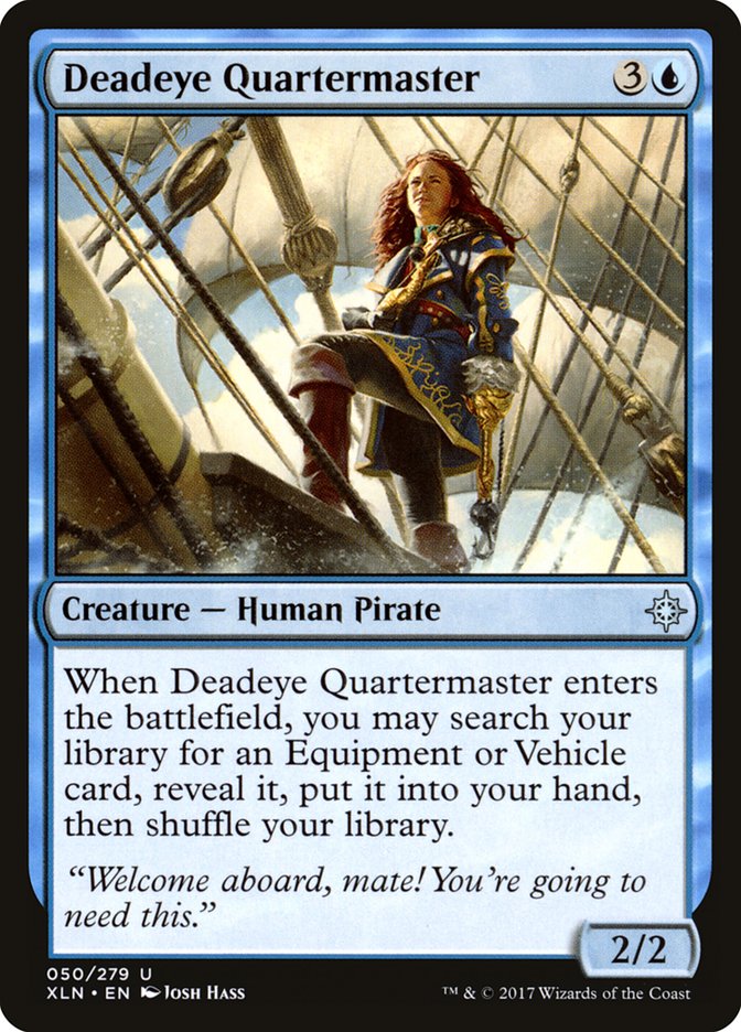 Deadeye Quartermaster [Ixalan] MTG Single Magic: The Gathering | Red Claw Gaming