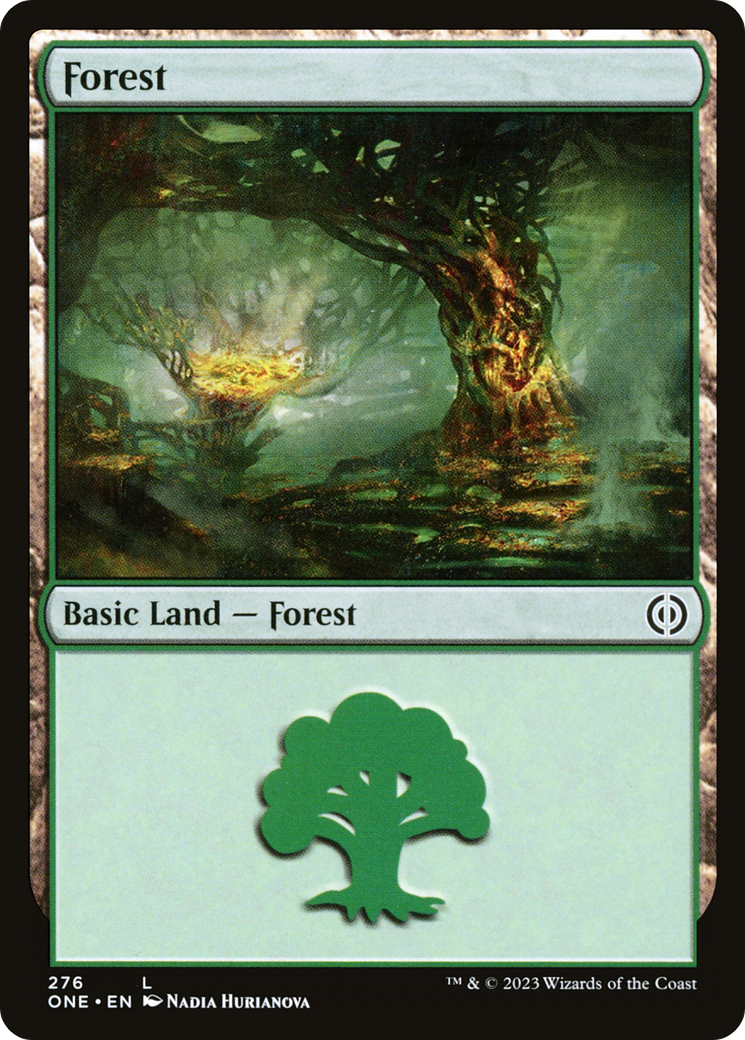 Forest (276) [Phyrexia: All Will Be One] MTG Single Magic: The Gathering | Red Claw Gaming