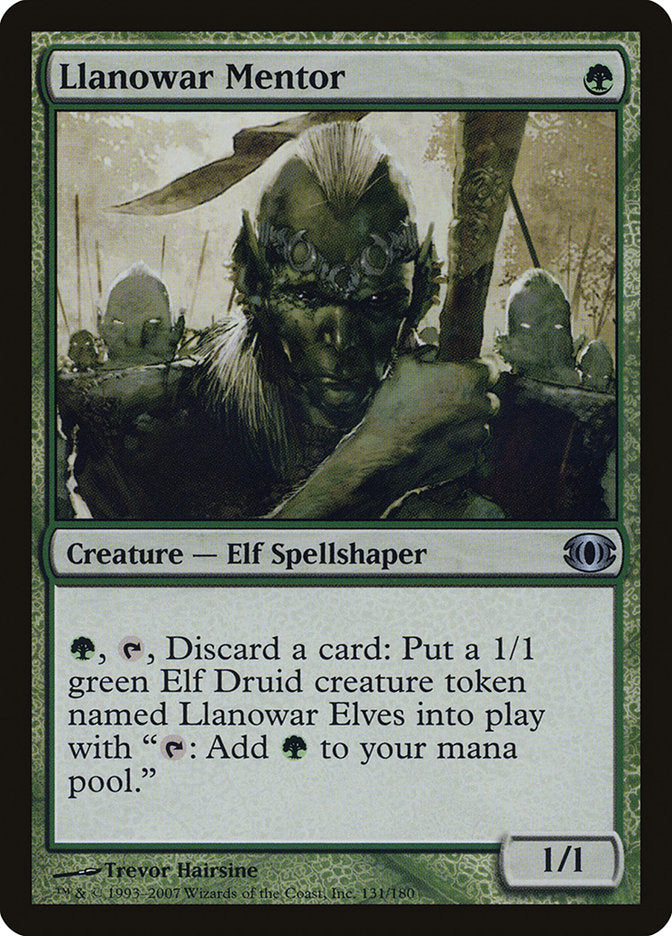 Llanowar Mentor [Future Sight] MTG Single Magic: The Gathering | Red Claw Gaming