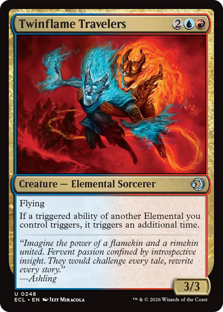 Twinflame Travelers [Lorwyn Eclipsed] MTG Single Magic: The Gathering | Red Claw Gaming