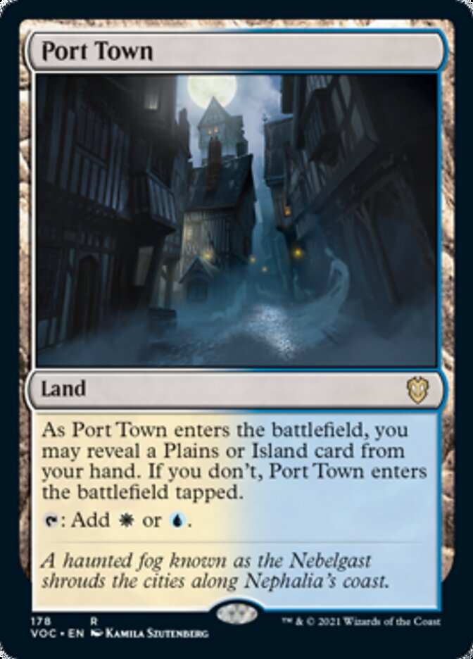 Port Town [Innistrad: Crimson Vow Commander] MTG Single Magic: The Gathering | Red Claw Gaming