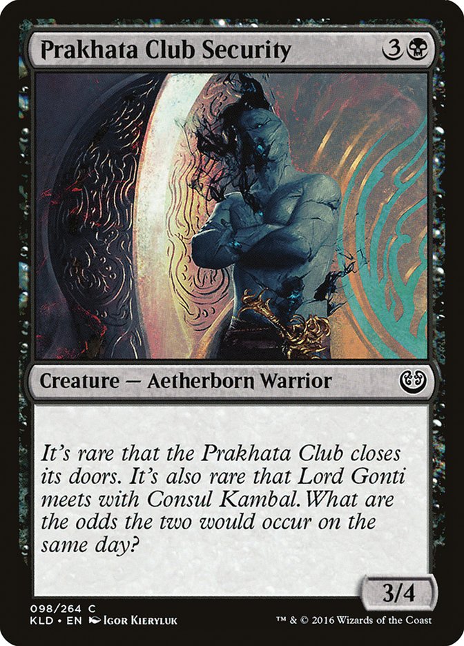 Prakhata Club Security [Kaladesh] MTG Single Magic: The Gathering | Red Claw Gaming
