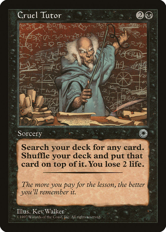Cruel Tutor [Portal] MTG Single Magic: The Gathering | Red Claw Gaming