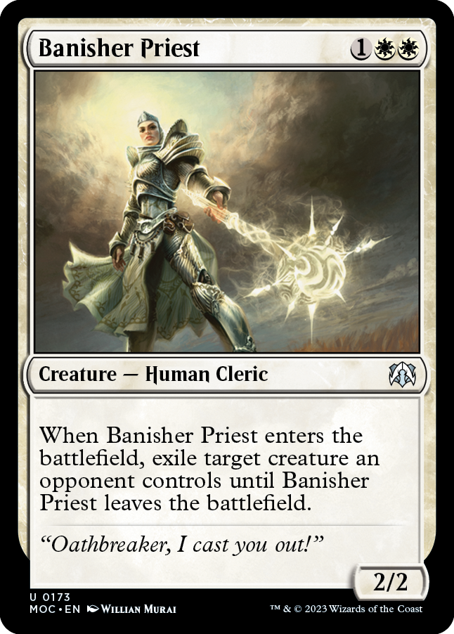 Banisher Priest [March of the Machine Commander] MTG Single Magic: The Gathering | Red Claw Gaming