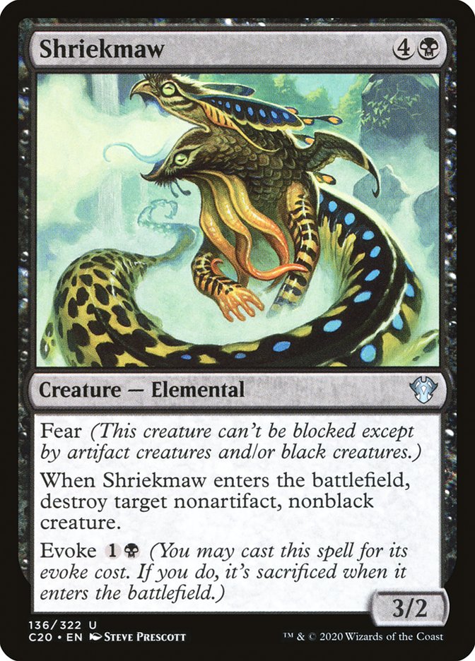 Shriekmaw [Commander 2020] MTG Single Magic: The Gathering | Red Claw Gaming