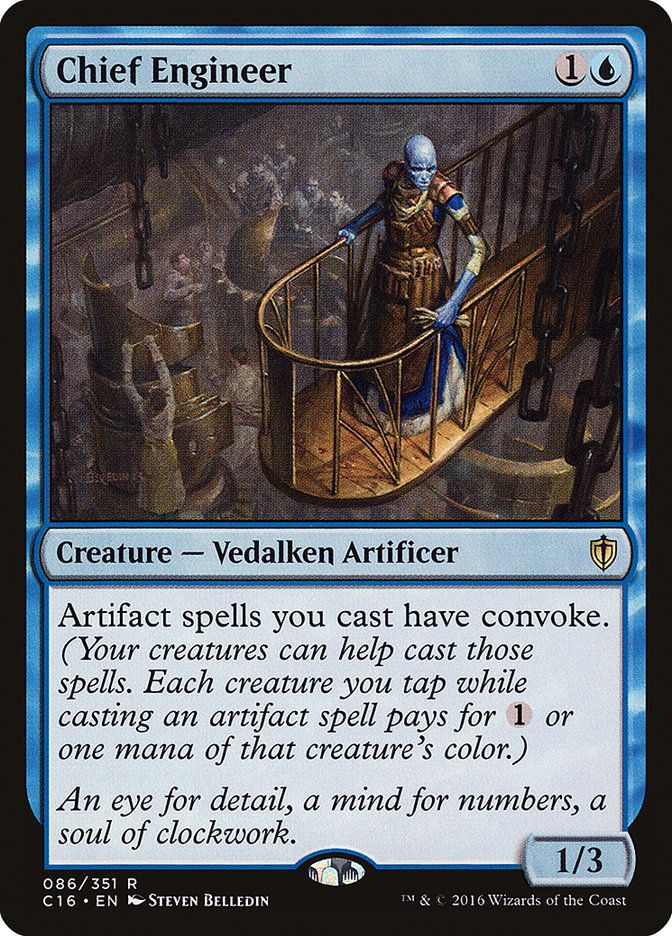 Chief Engineer [Commander 2016] MTG Single Magic: The Gathering | Red Claw Gaming