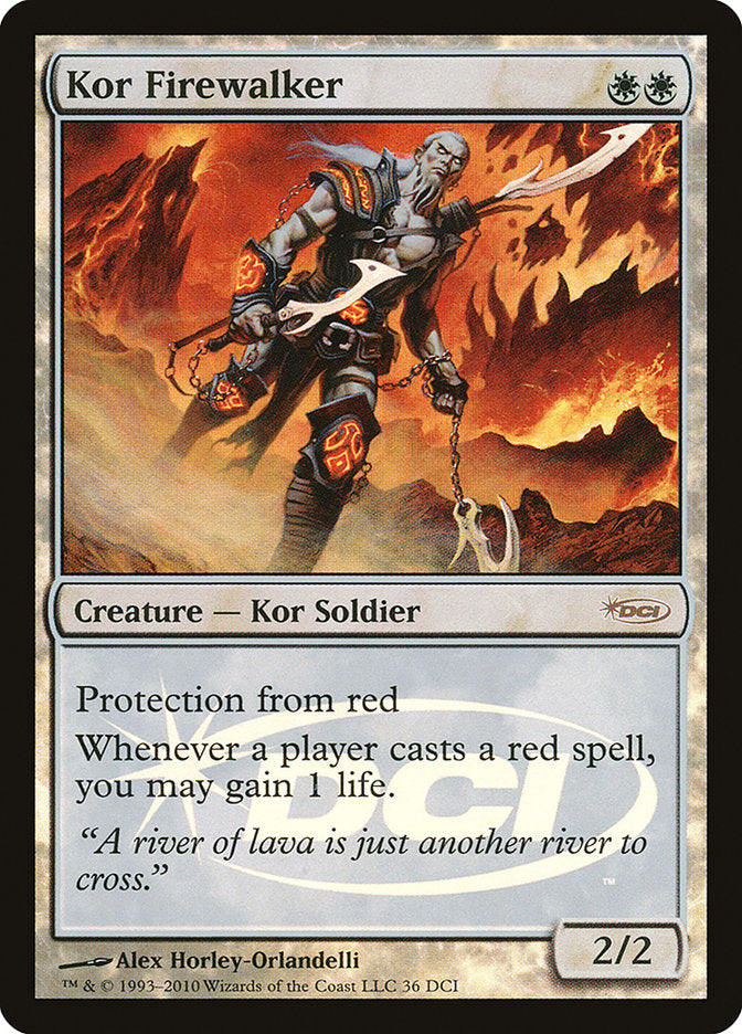 Kor Firewalker [Wizards Play Network 2010] MTG Single Magic: The Gathering | Red Claw Gaming