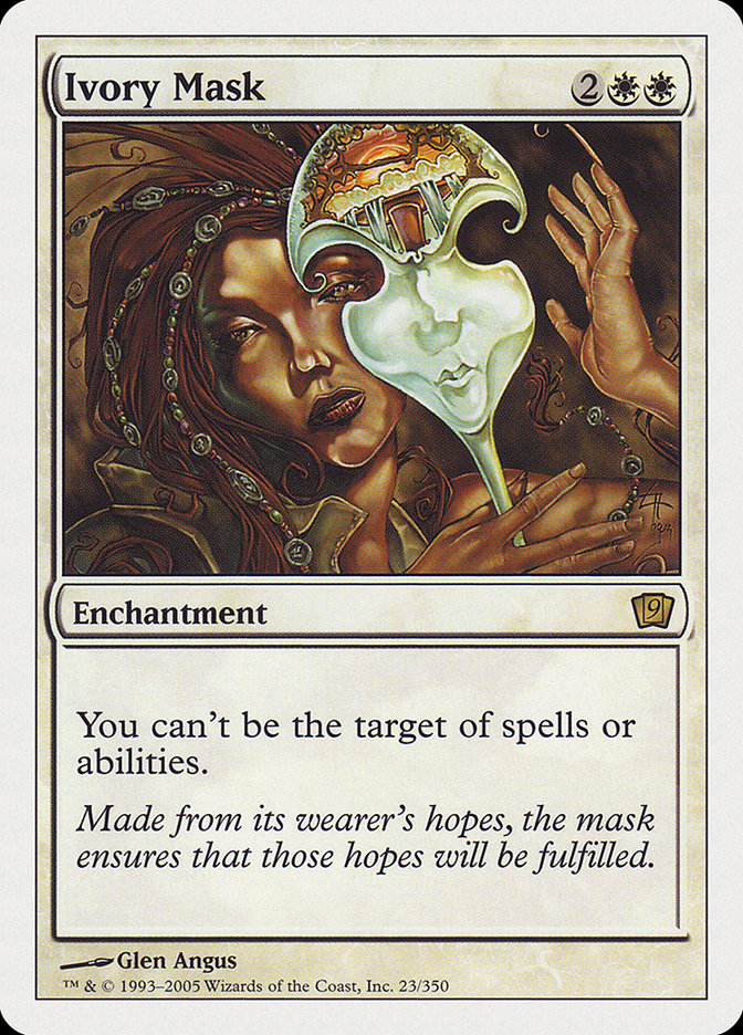 Ivory Mask [Ninth Edition] MTG Single Magic: The Gathering | Red Claw Gaming