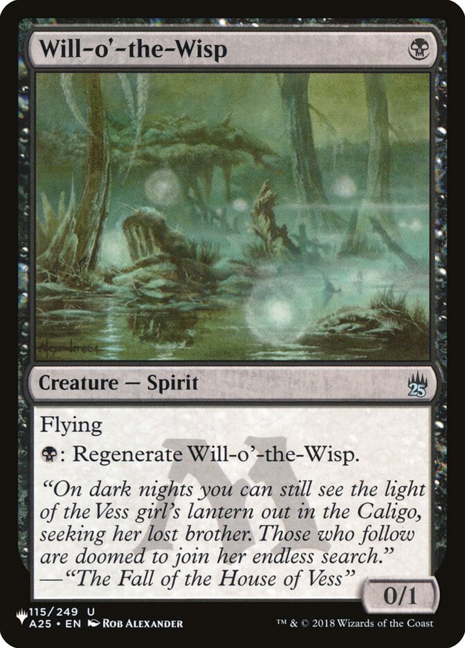 Will-o'-the-Wisp [The List] MTG Single Magic: The Gathering | Red Claw Gaming