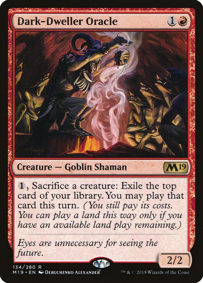 Dark-Dweller Oracle [Core Set 2019] MTG Single Magic: The Gathering | Red Claw Gaming