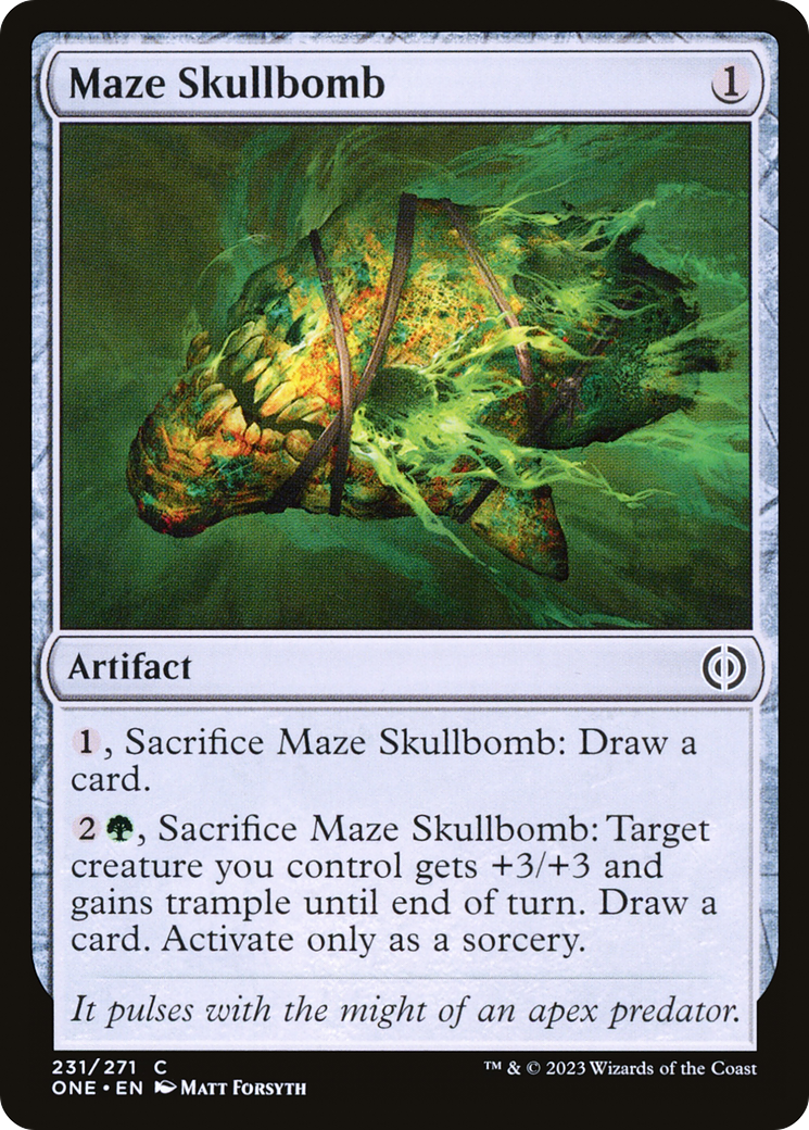 Maze Skullbomb [Phyrexia: All Will Be One] MTG Single Magic: The Gathering | Red Claw Gaming
