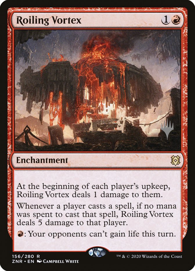 Roiling Vortex (Promo Pack) [Zendikar Rising Promos] MTG Single Magic: The Gathering | Red Claw Gaming