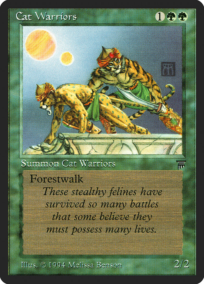 Cat Warriors [Legends] MTG Single Magic: The Gathering | Red Claw Gaming