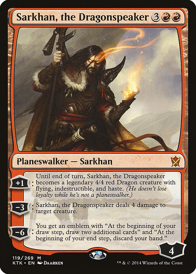 Sarkhan, the Dragonspeaker [Khans of Tarkir] MTG Single Magic: The Gathering | Red Claw Gaming