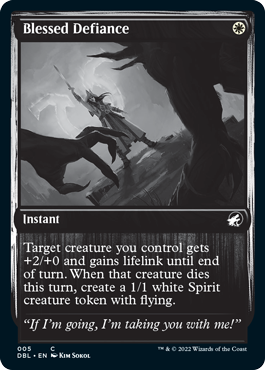 Blessed Defiance [Innistrad: Double Feature] MTG Single Magic: The Gathering | Red Claw Gaming