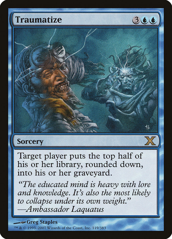 Traumatize [Tenth Edition] MTG Single Magic: The Gathering | Red Claw Gaming