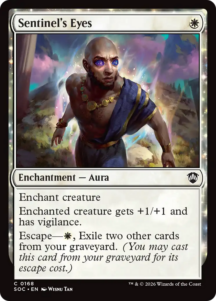 Sentinel's Eyes [Secrets of Strixhaven Commander] MTG Single Magic: The Gathering | Red Claw Gaming