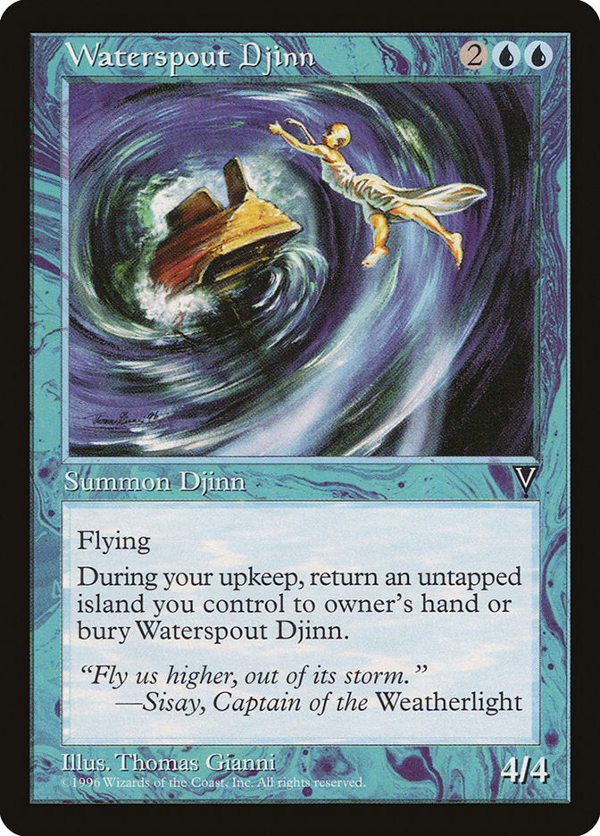 Waterspout Djinn [Visions] MTG Single Magic: The Gathering | Red Claw Gaming
