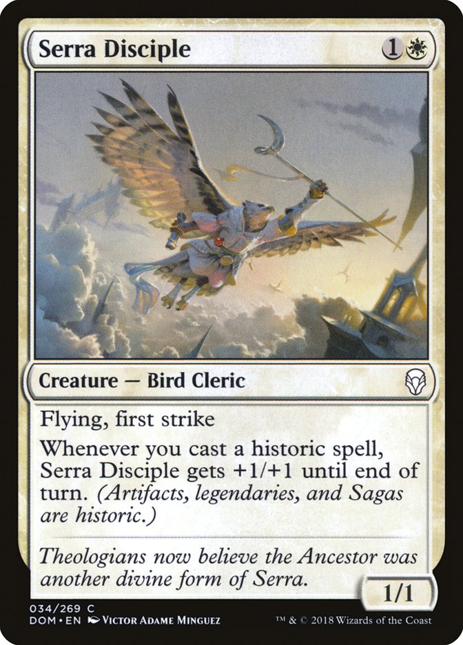 Serra Disciple [Dominaria] MTG Single Magic: The Gathering | Red Claw Gaming