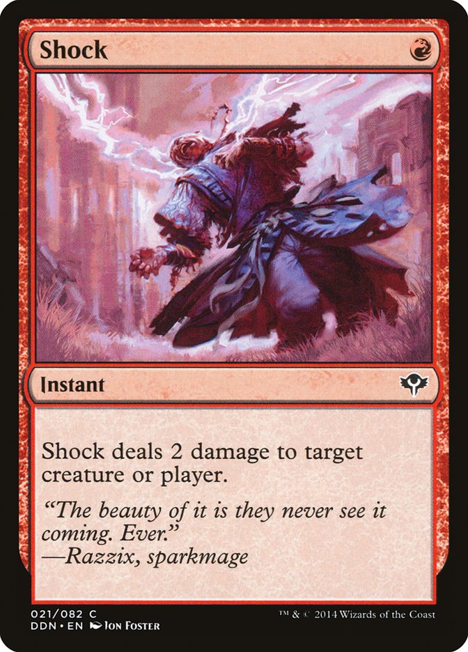 Shock [Duel Decks: Speed vs. Cunning] MTG Single Magic: The Gathering | Red Claw Gaming