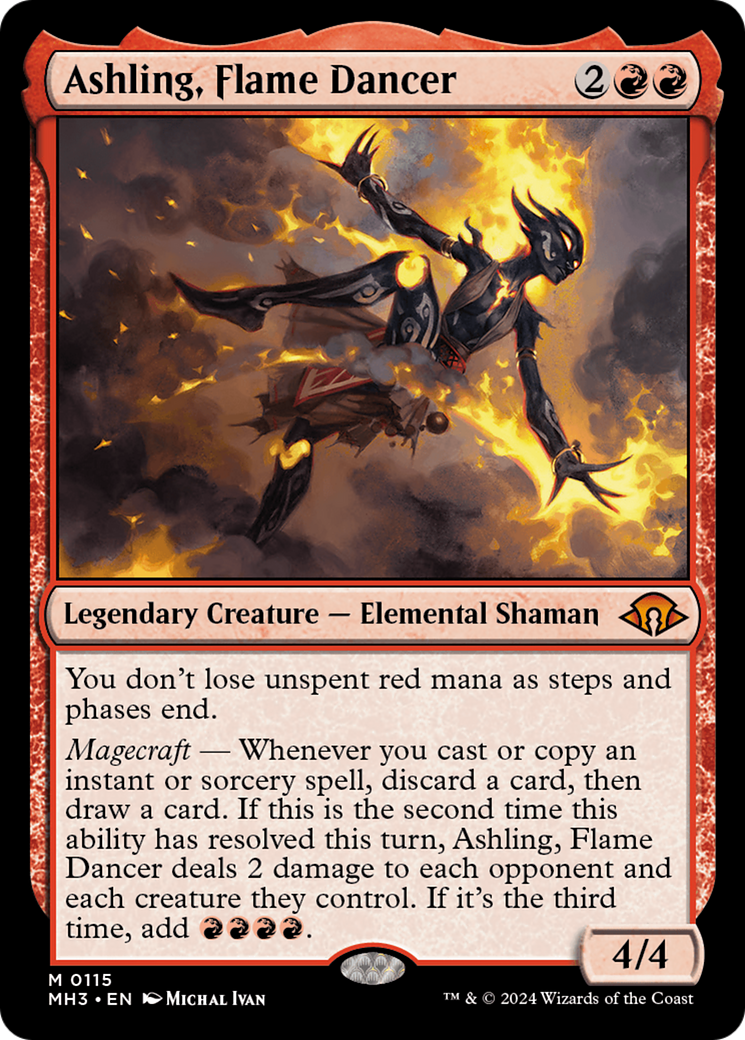 Ashling, Flame Dancer [Modern Horizons 3] MTG Single Magic: The Gathering | Red Claw Gaming