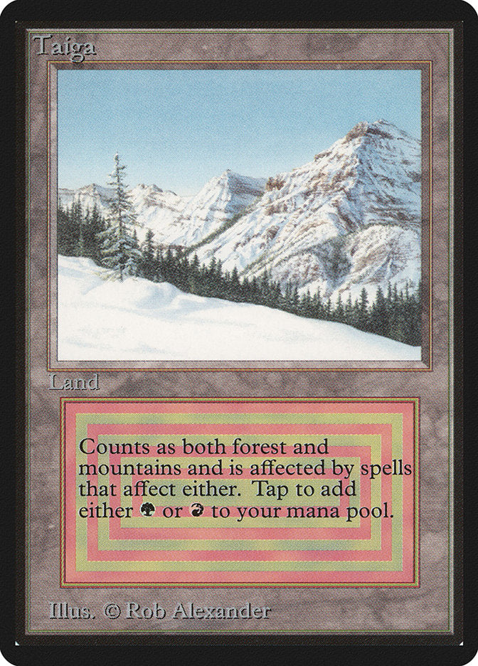 Taiga [Beta Edition] MTG Single Magic: The Gathering | Red Claw Gaming