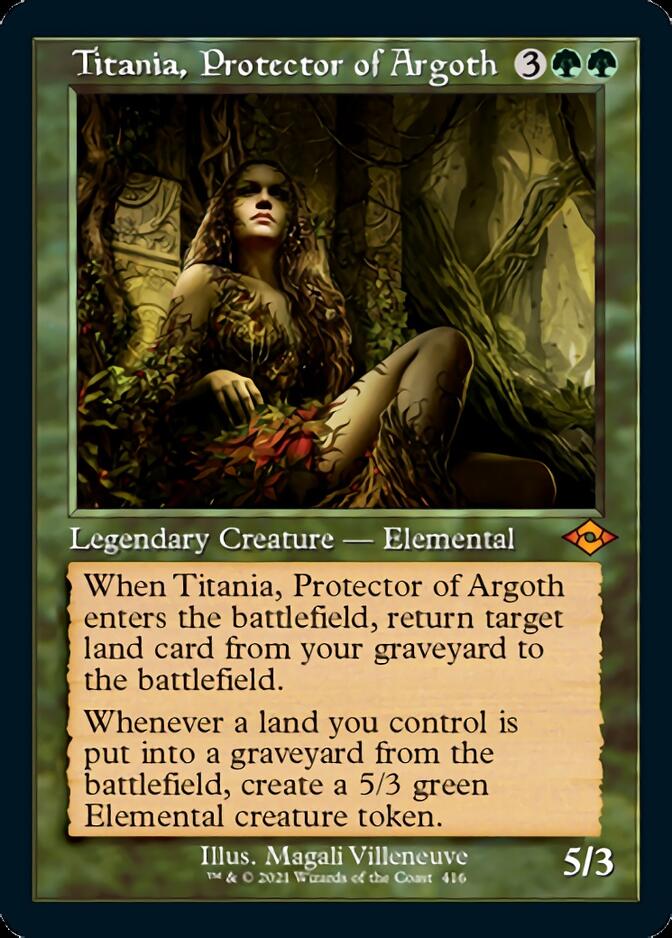 Titania, Protector of Argoth (Retro) [Modern Horizons 2] MTG Single Magic: The Gathering | Red Claw Gaming