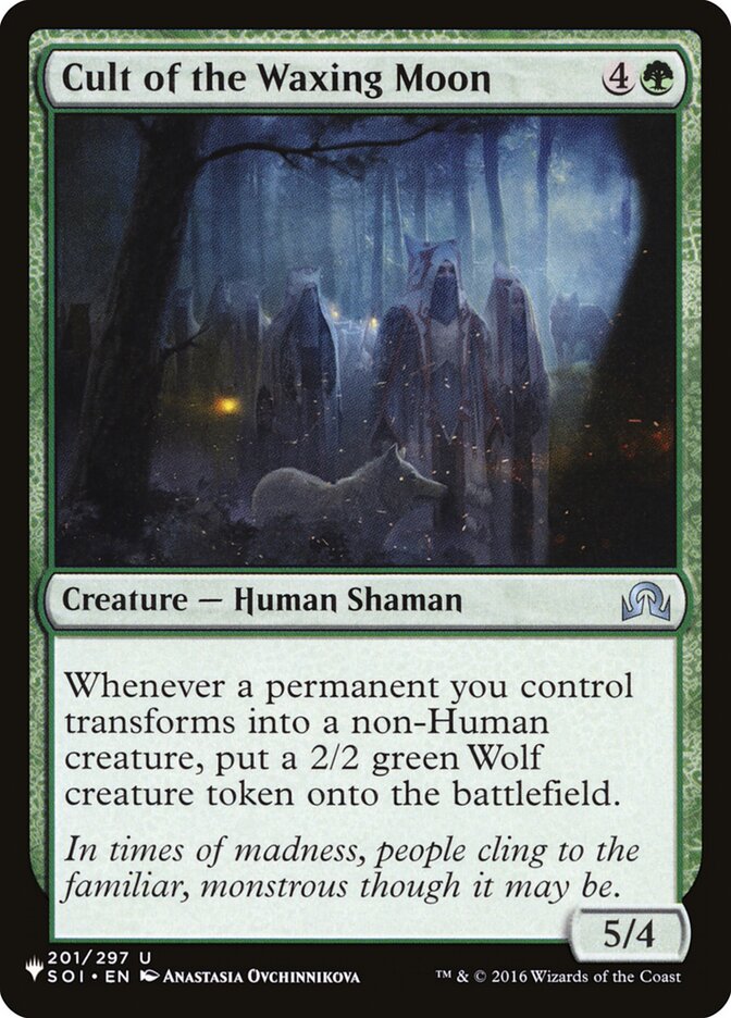 Cult of the Waxing Moon [The List] MTG Single Magic: The Gathering | Red Claw Gaming