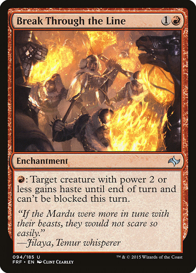 Break Through the Line [Fate Reforged] MTG Single Magic: The Gathering | Red Claw Gaming