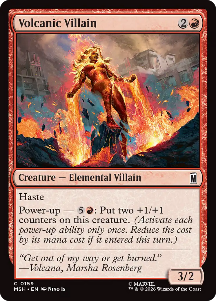 Volcanic Villain [Marvel Super Heroes] | Red Claw Gaming