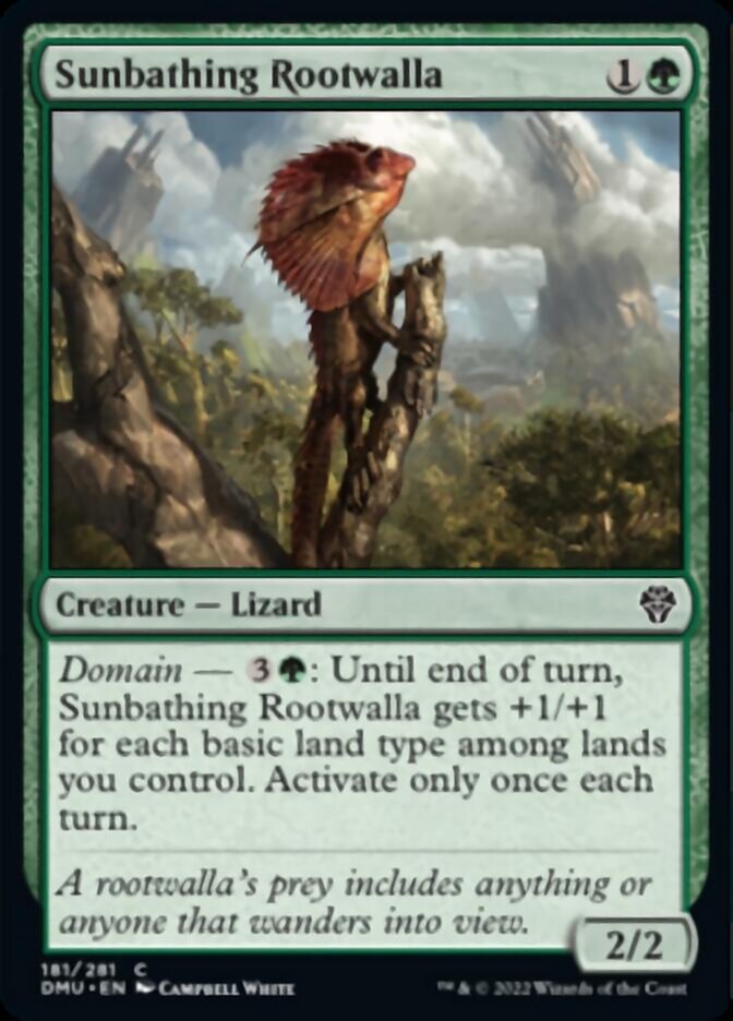 Sunbathing Rootwalla [Dominaria United] MTG Single Magic: The Gathering | Red Claw Gaming