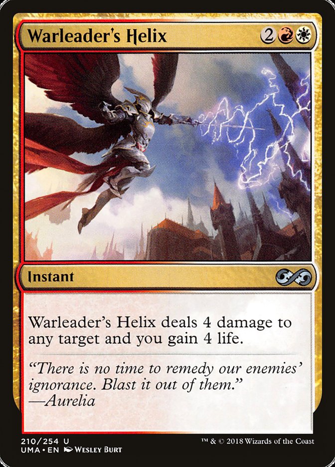 Warleader's Helix [Ultimate Masters] MTG Single Magic: The Gathering | Red Claw Gaming