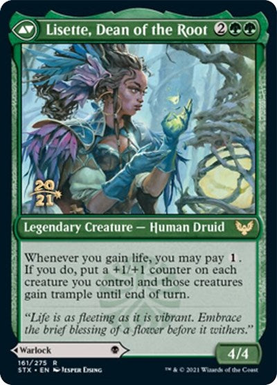 Valentin, Dean of the Vein // Lisette, Dean of the Root [Strixhaven: School of Mages Prerelease Promos] MTG Single Magic: The Gathering | Red Claw Gaming