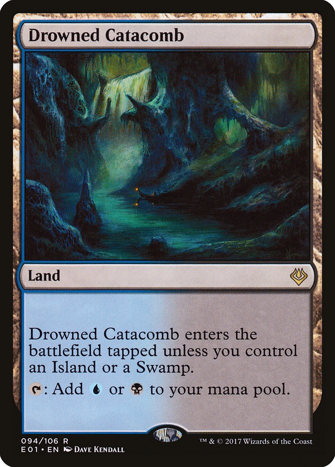 Drowned Catacomb [Archenemy: Nicol Bolas] MTG Single Magic: The Gathering | Red Claw Gaming