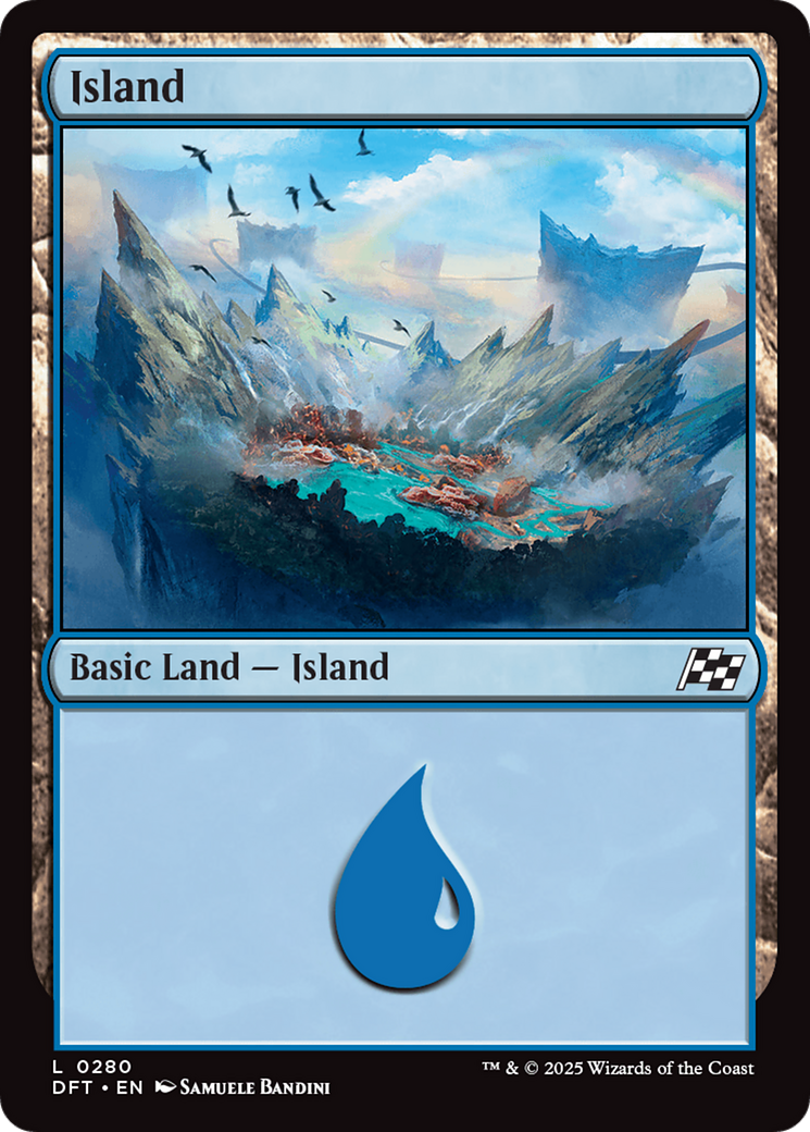 Island (0280) [Aetherdrift] MTG Single Magic: The Gathering | Red Claw Gaming