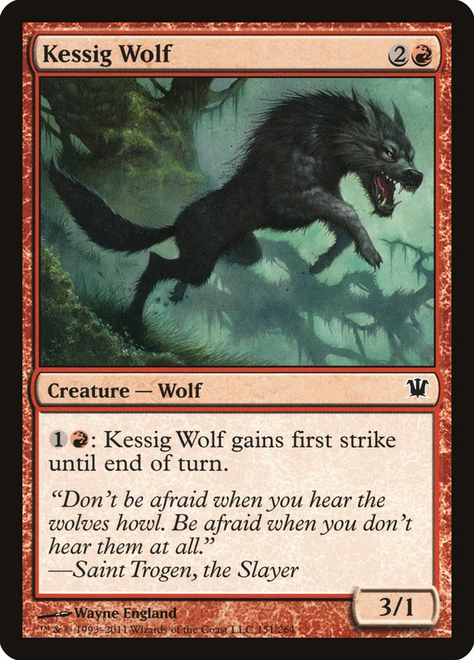 Kessig Wolf [Innistrad] MTG Single Magic: The Gathering | Red Claw Gaming