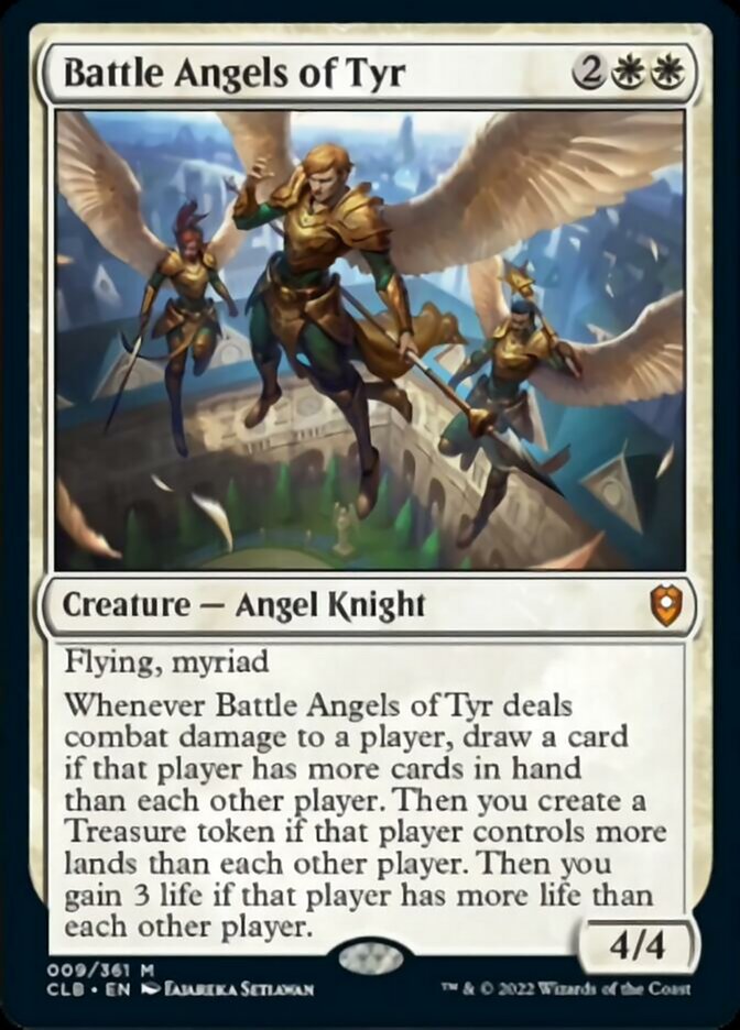 Battle Angels of Tyr [Commander Legends: Battle for Baldur's Gate] MTG Single Magic: The Gathering | Red Claw Gaming