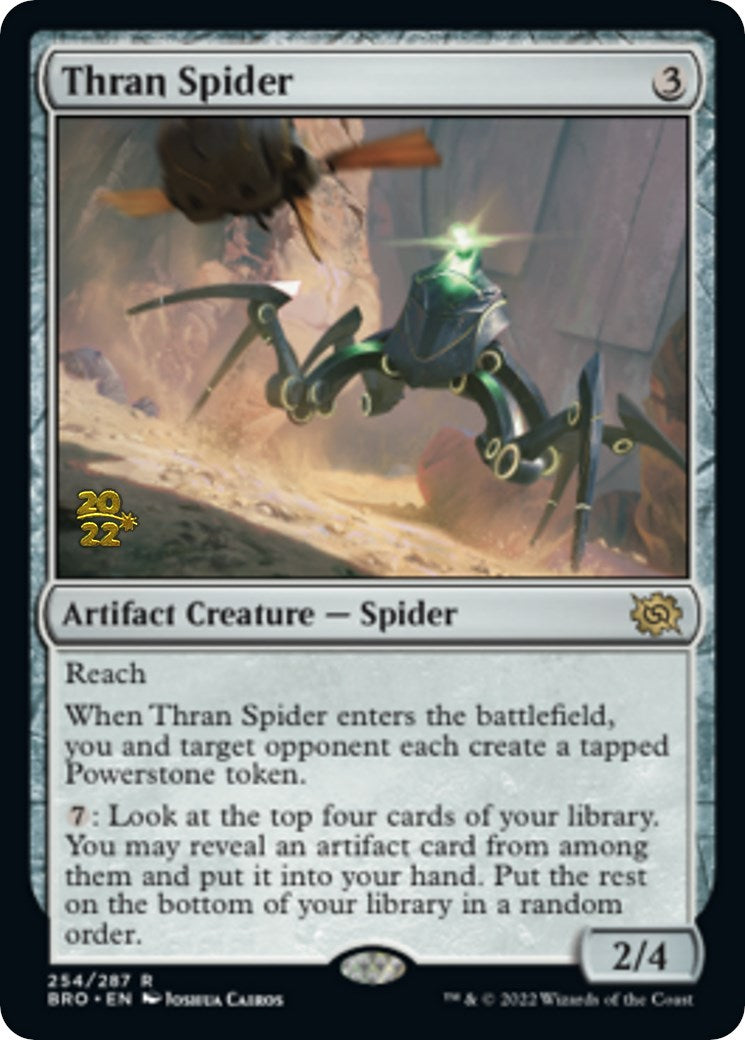 Thran Spider [The Brothers' War Prerelease Promos] MTG Single Magic: The Gathering | Red Claw Gaming
