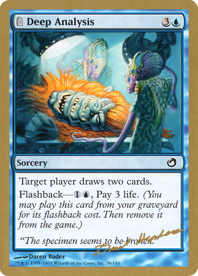 Deep Analysis (Dave Humpherys) [World Championship Decks 2003] MTG Single Magic: The Gathering    | Red Claw Gaming