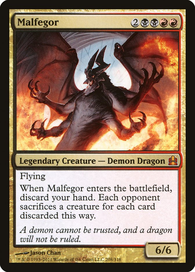 Malfegor [Commander 2011] MTG Single Magic: The Gathering | Red Claw Gaming