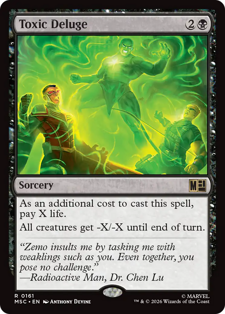 Toxic Deluge [Marvel Super Heroes Commander] | Red Claw Gaming